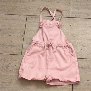 Kids Pink Overalls